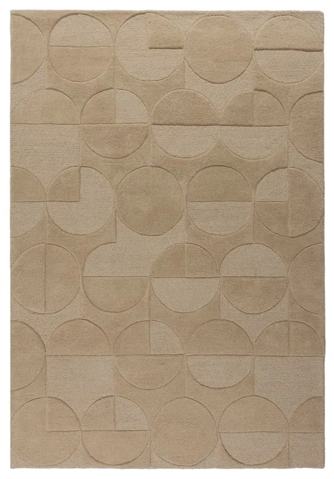 Tappeto in lana di colore naturale 120x270 cm Gigi - Flair Rugs