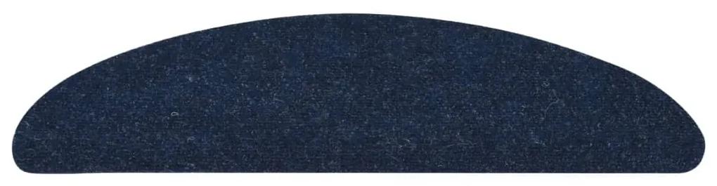 Tappetini Autoadesivi per Scale 15 pz 65x22,5x3,5 cm Blu
