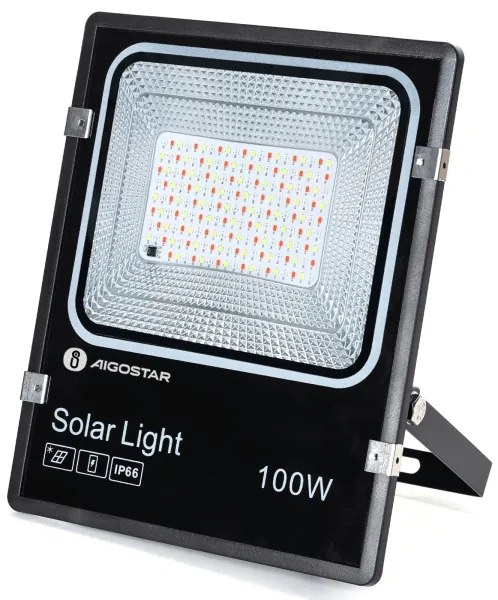 Aigostar - LED RGB Faro solare dimmerabile LED/100W/3,2V IP66 + +TC