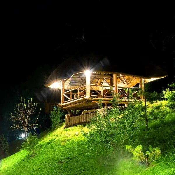 Riflettore LED solare con sensore DUO LED/1W/3,7V 1200 mAh IP44