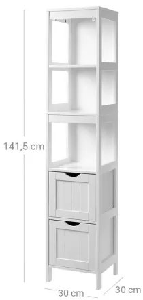 Mobiletto NORA bianco