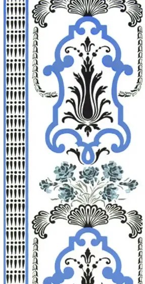 Bergius - Mustertapete von Designers Guild - Cobalt