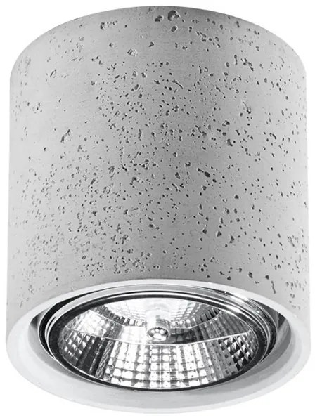 Lampada da soffitto CULLO in Cemento con base GU10