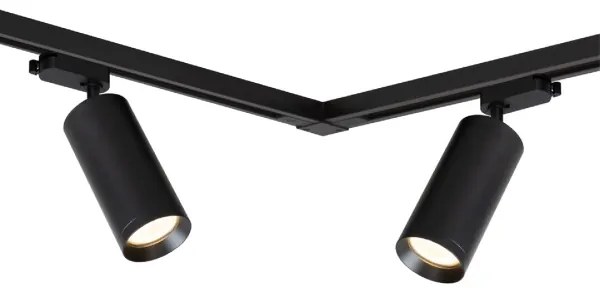 Faretto per sistema a binario MICA 4xGU10/10W/230V nero