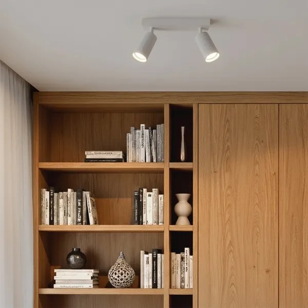 Brilagi - Faretto LED RGBW dimmerabile SELE MODERN 2xGU10/6W/230V bianco