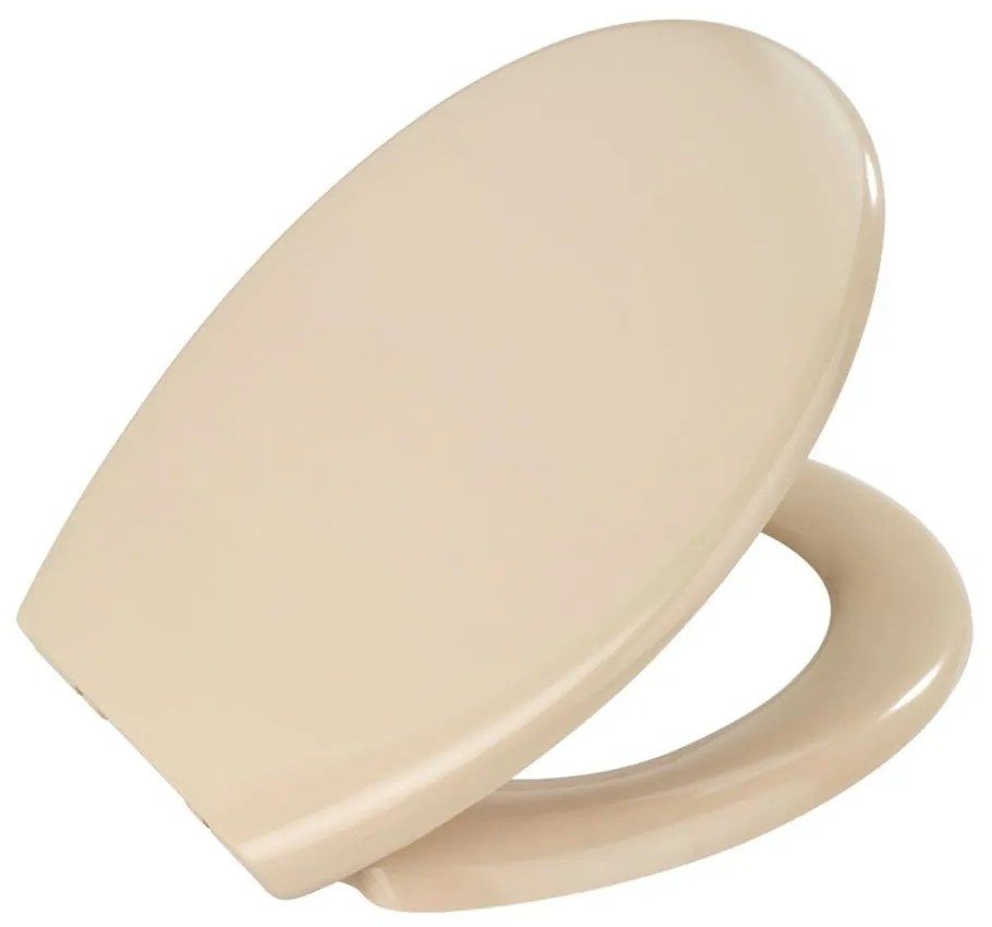 Sedile WC rosa chiaro con chiusura facilitata Premium , 44,5 x 37,5 cm Ottana - Wenko