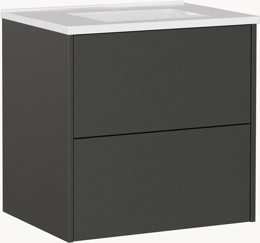 Lavabo da parete con armadietto Bodera