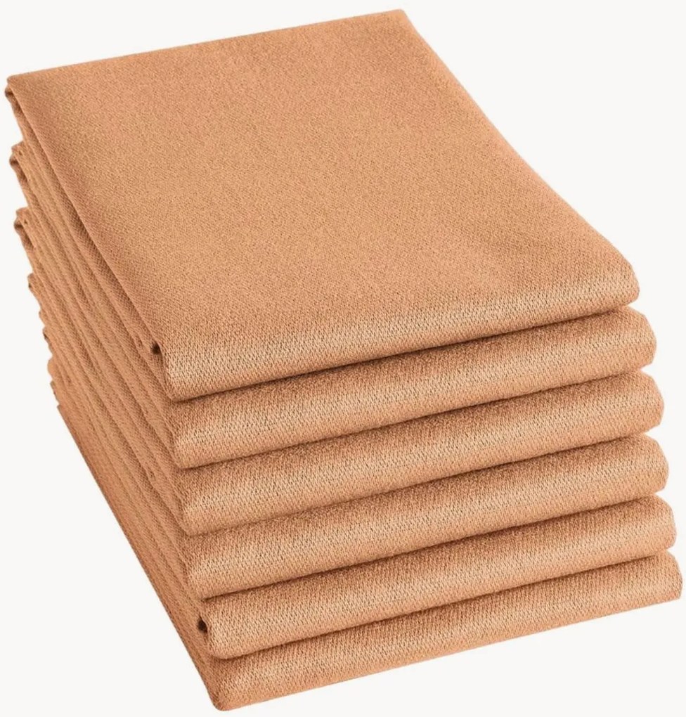 Set di 6 strofinacci in cotone Logo