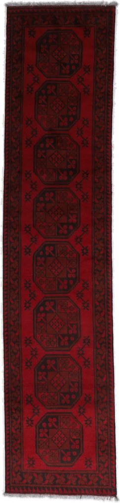 Afghan Tappeto 60x290 (Afghanistan) Annodato A Mano