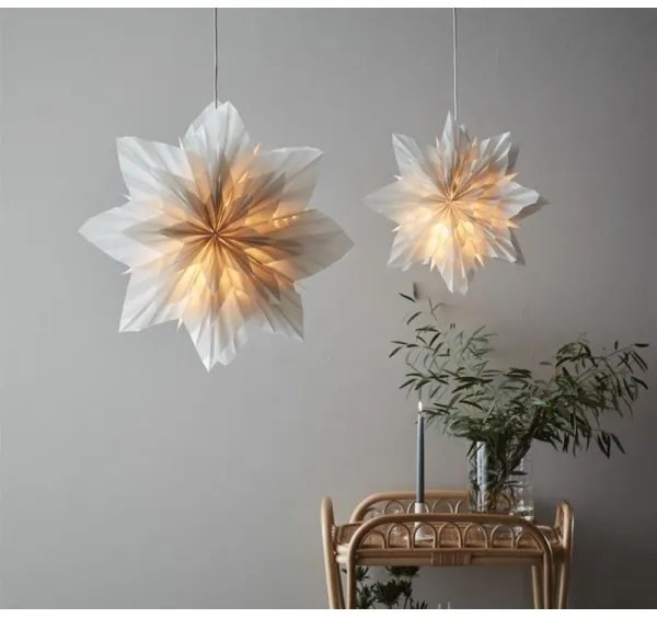 Markslöjd 705835 - Decorazione natalizia NEELA 1xE14/25W/230V diametro 60 cm grigio