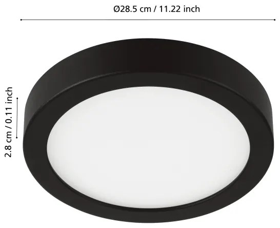 Eglo 98847 - Lampada da bagno dimmerabile a LED FUEVA-Z LED/19,5W/230V IP44