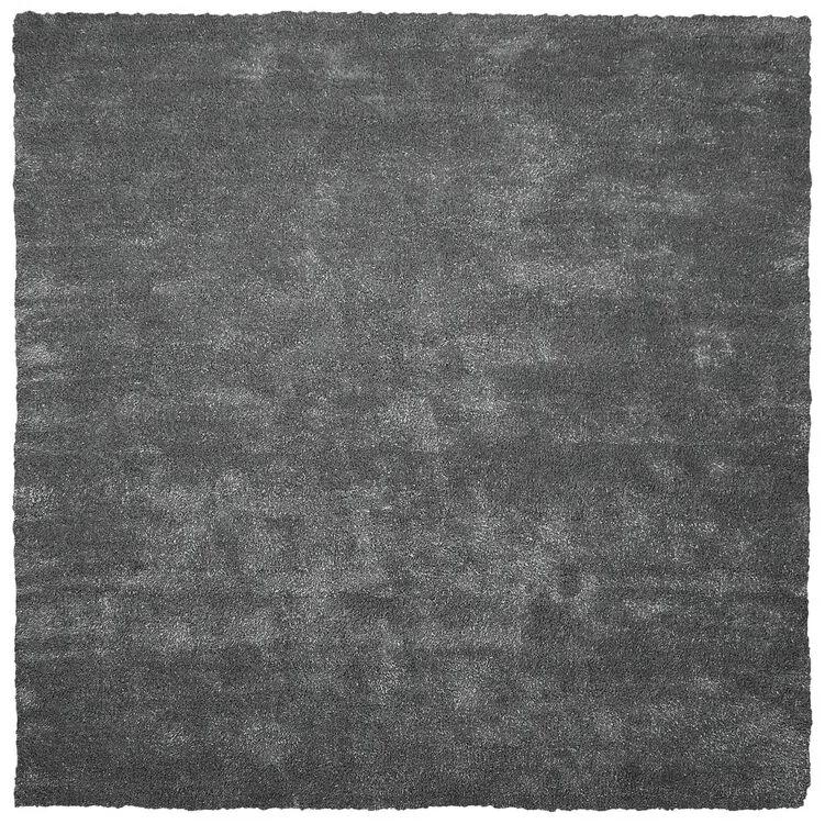 Tappeto shaggy grigio scuro 200 x 200 cm DEMRE Beliani