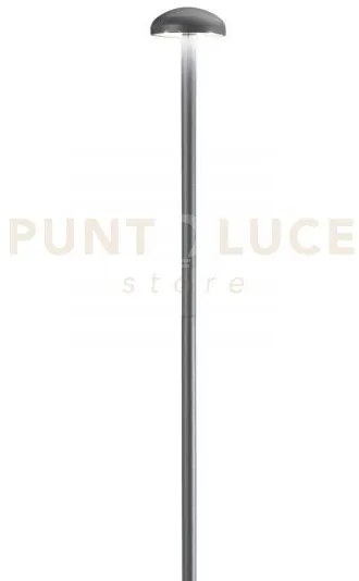 Paletto da giardino led dc24v puck antracite 3w 360lm 3000k ip65 4,...