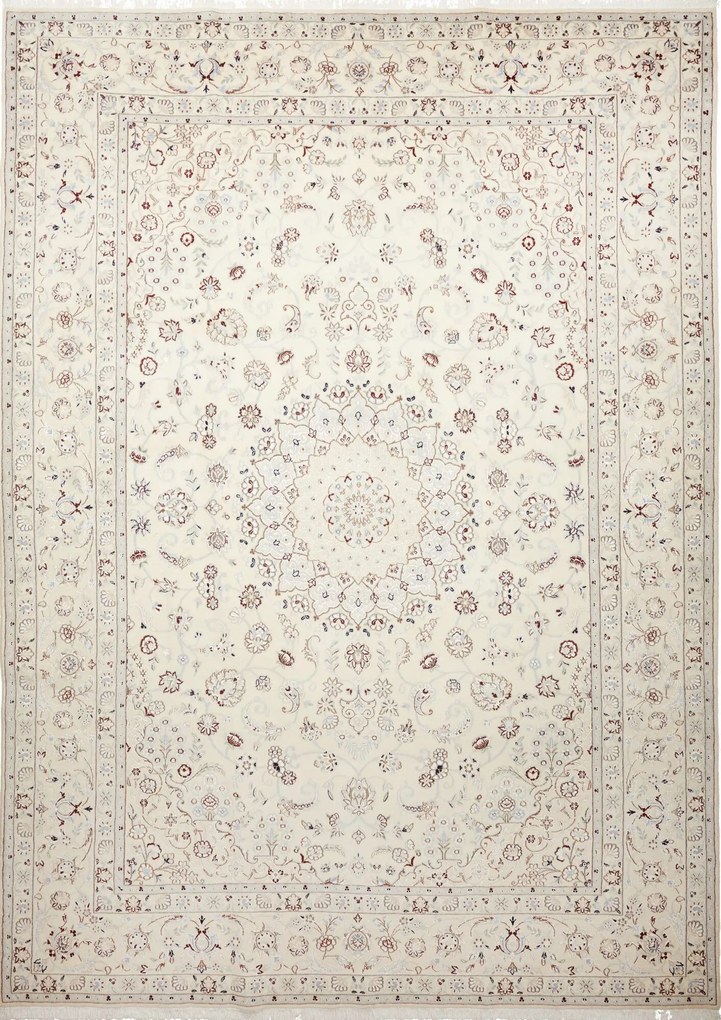 Nain Tappeto persiano 260 x 350 Beige (Iran) Annodato A Mano