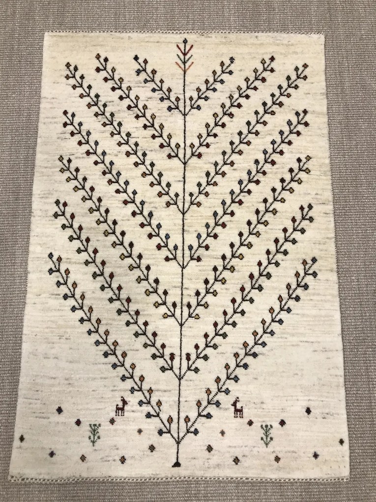 Loribaft Tappeto 120 x 80 Beige (Iran) Annodato A Mano