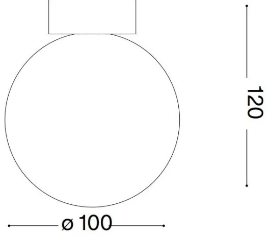 Ideal Lux - Applique a LED CARTA 1xG9/3W/230V diametro 10 cm bianco