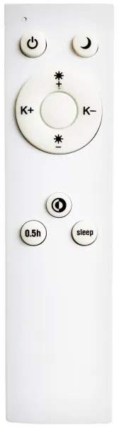 Top Light-Plafoniera LED da bagno PETAL LED/48W/230V IP44 diametro 48 cm white+RC