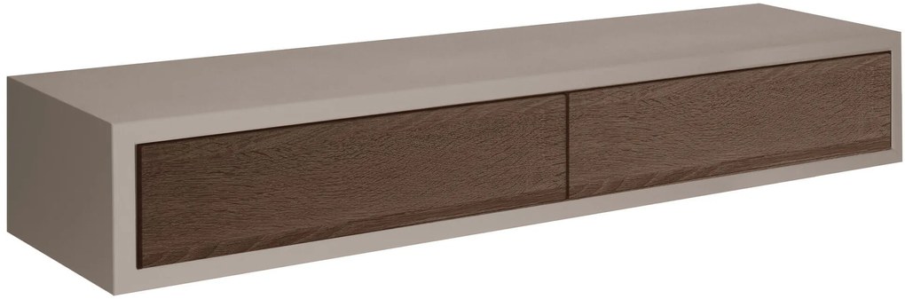 Mensola a muro Domino rettangolare in mdf L 88.2 x H 13.4 x P 20 cm