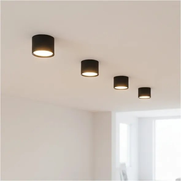 Faretto OH12S 1xGX53/35W/230V 5 cm nero