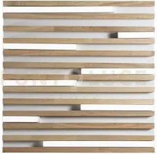 Plafoniera led kuma bianca in legno 24w 2432lm cct 2700 e 3200 e 40...