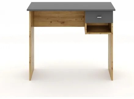 Scrivania RICO rovere artisan/grigio