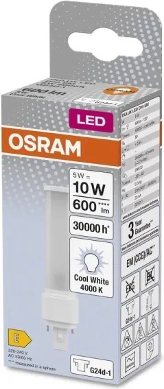 Lampadina LED G24d-1/5W/230V 4000K - Osram