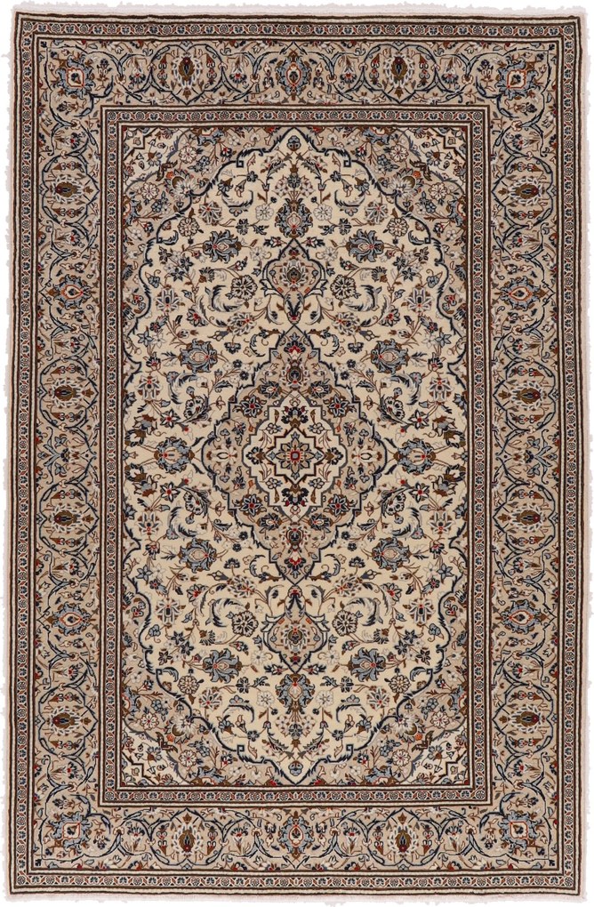 Kashan Tappeto 300 x 200 (Iran) Annodato A Mano