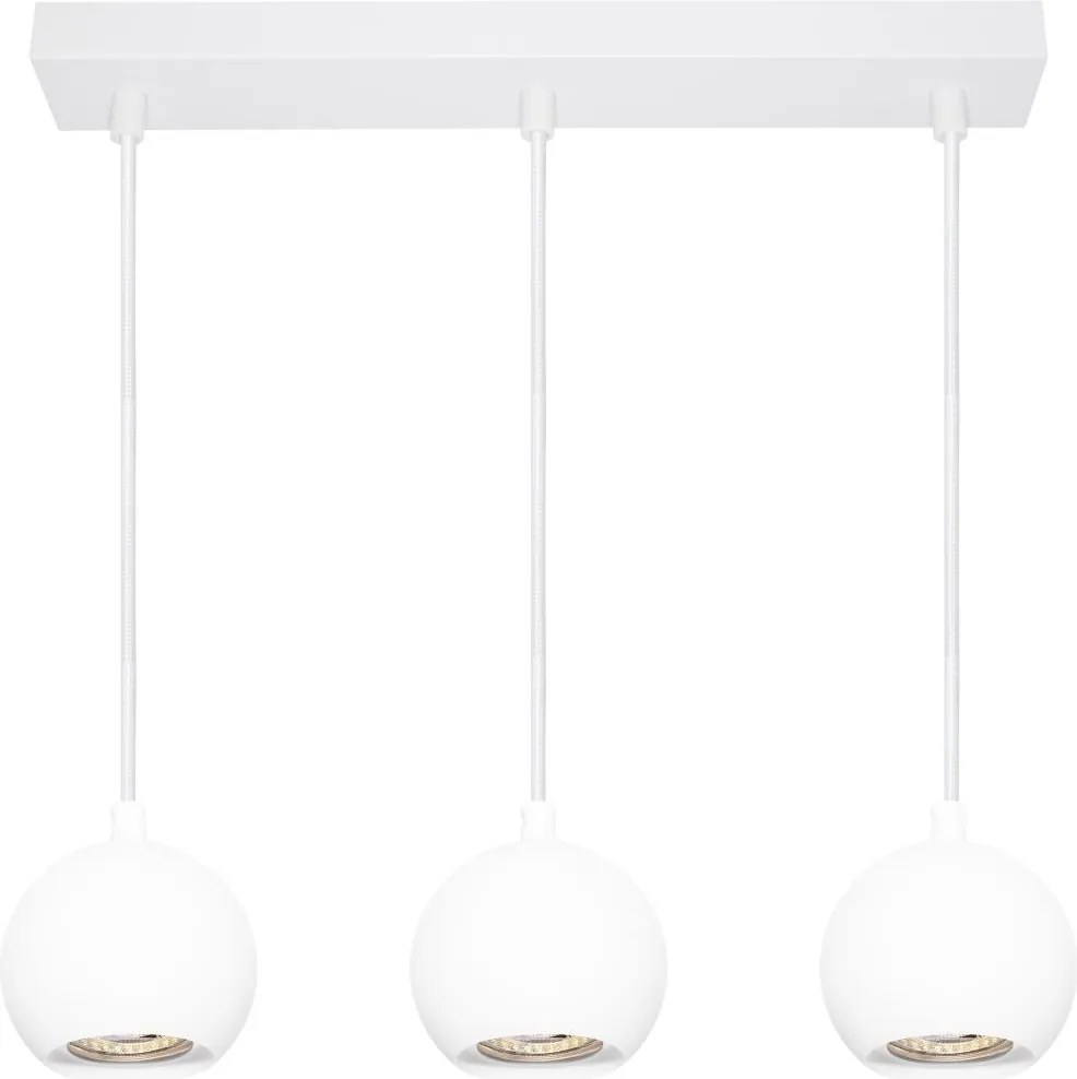 Osram - Lampada a sospensione con cavo SPOT SPHERAL 3xGU10/6W/230V bianco