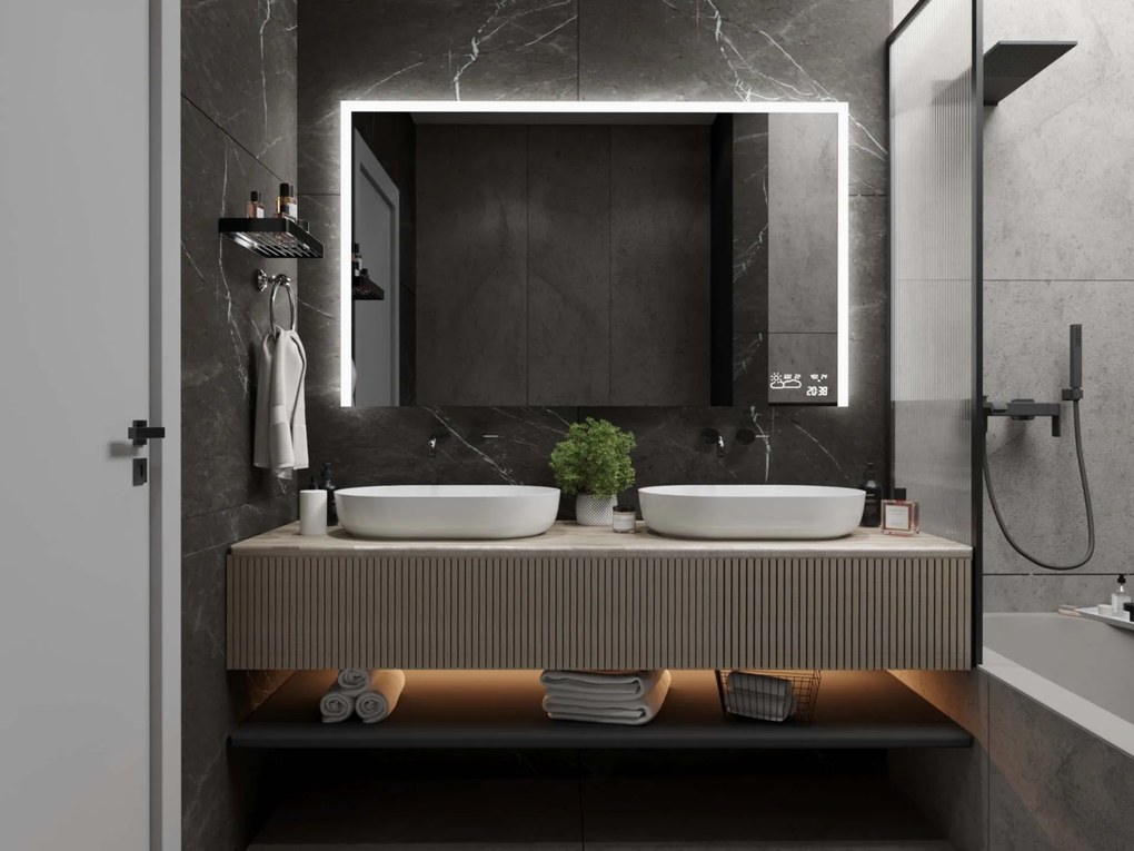 Specchio con illuminazione LED  M2