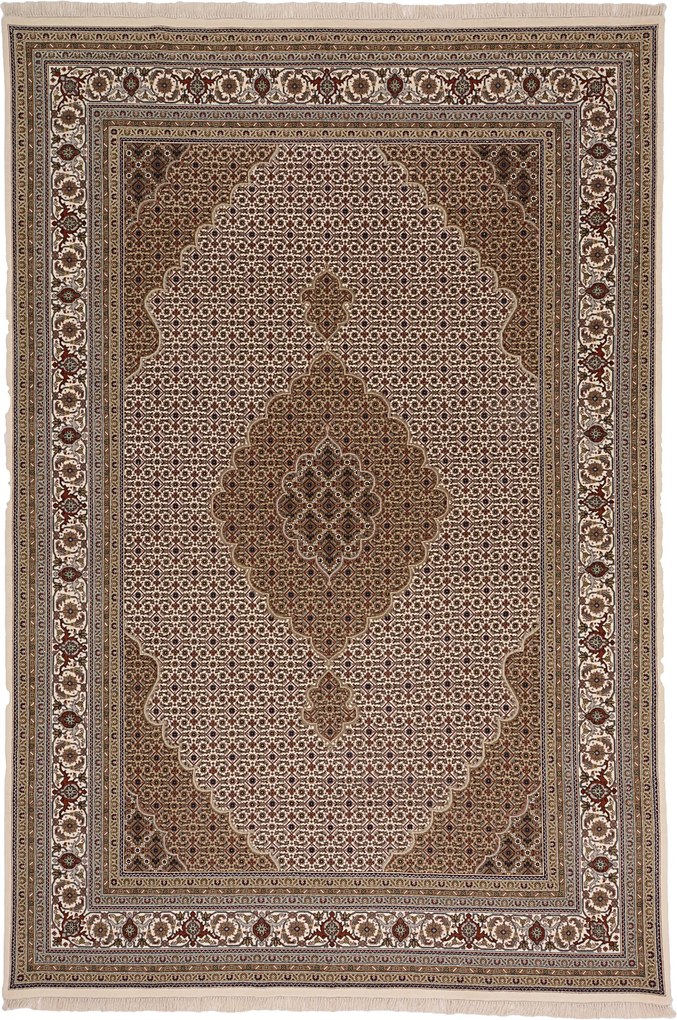 Tabriz Tappeto 210 x 300 (Indian) Annodato A Mano