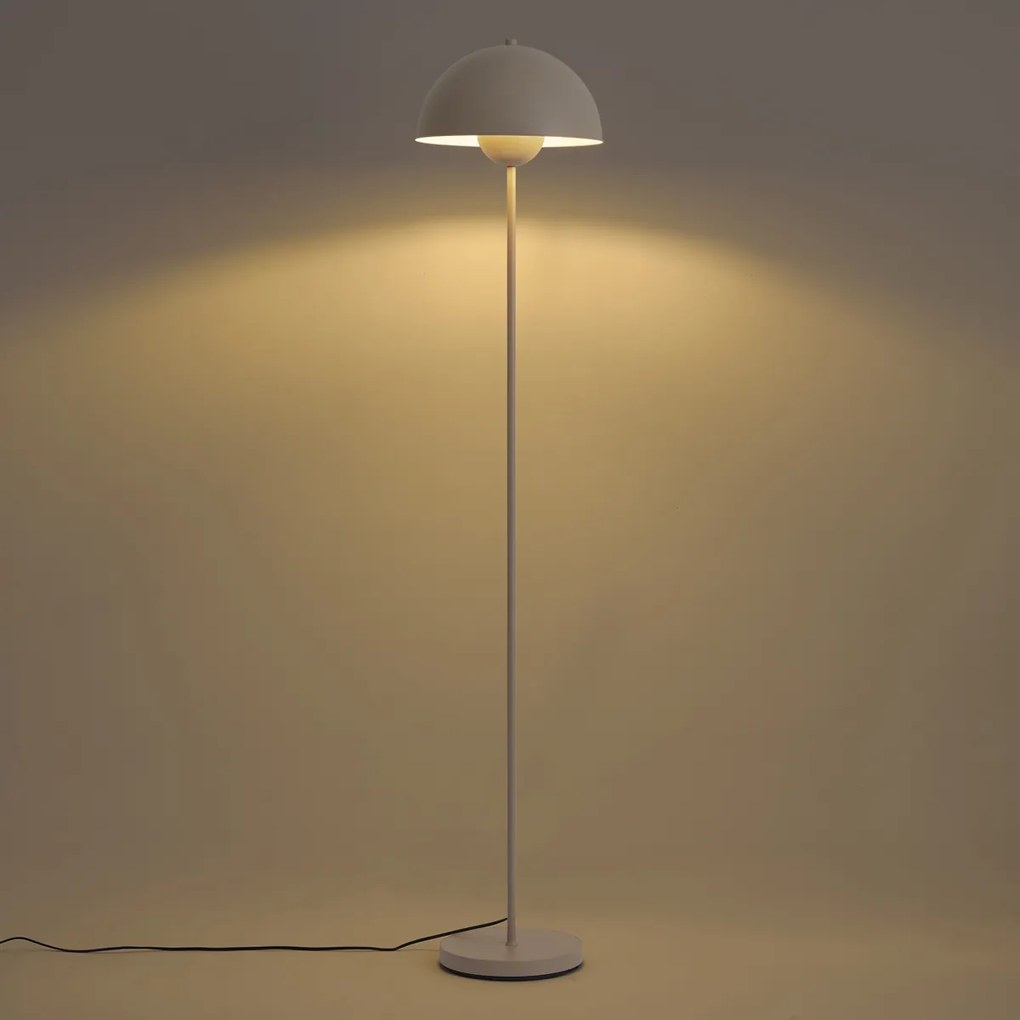 Lampada da terra retrò beige 160cm - Magnax