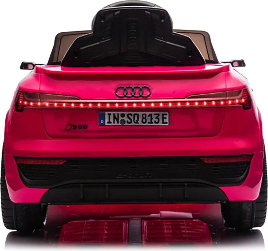 Macchina Elettrica per Bambini 12V Licenza Ufficiale Audi SQ8 E-Tron con Telecomando e Sedile Pelle Rosa...