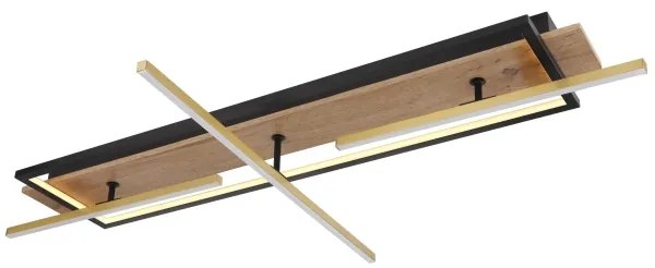 Globo 67296D2 - Plafoniera a LED BEATRIX LED/48W/230V marrone