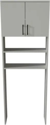 Mobile Coprilavatrice A Colonna 2 Ante 2 Vani 65x27x185 Window Bianco