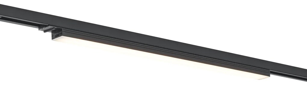 Plafoniera moderna nera per sistema a binario monofase 15W 1180 lm 2700-3800K - Iconic Tsiri