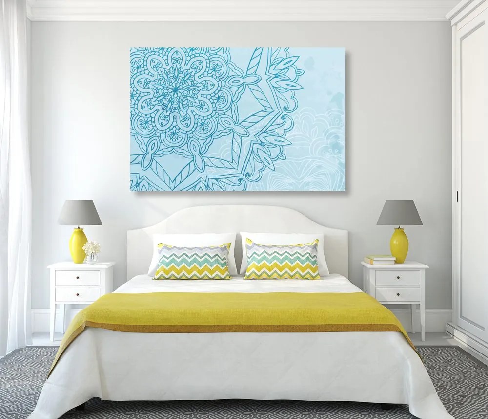 Quadro su tela – Mandala in tema invernale