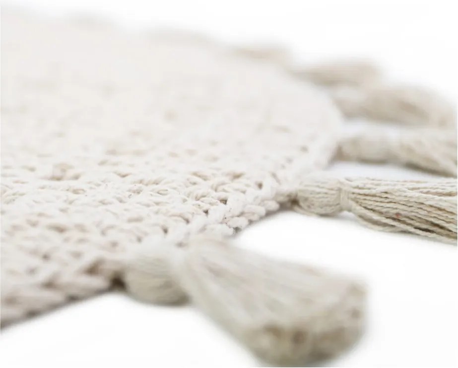 Tappeto per bambini crema ø 120 cm Nila Ecru - Nattiot