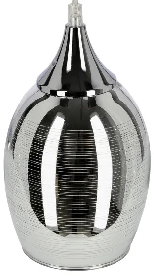 Lampadario a sospensione con filo MARINA 5xE27/60W/230V cromo