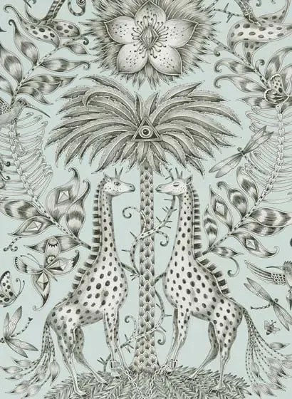 Clarke & Clarke Carta da parati Kruger - Eggshell