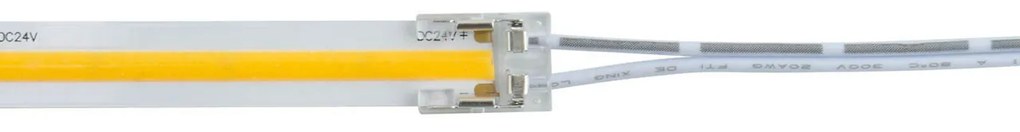 Connettore iniziale per strisce LED COB Monocolore da 10mm - CF 2PZ