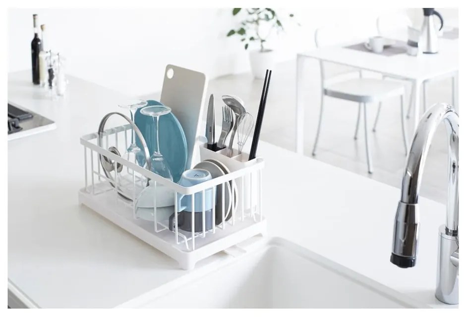 Scolavivande bianco a filo Tower - YAMAZAKI