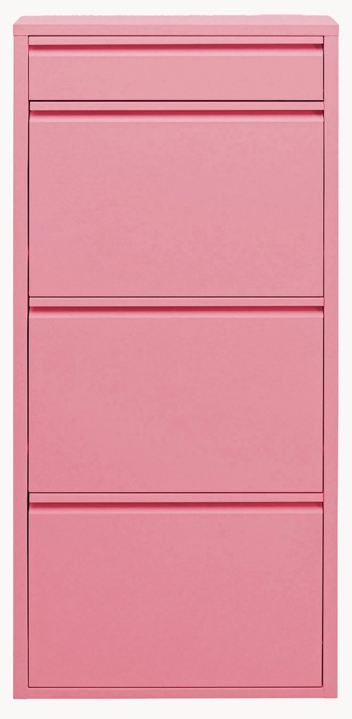 Scarpiera da parete con scomparti a ribalta Caruso