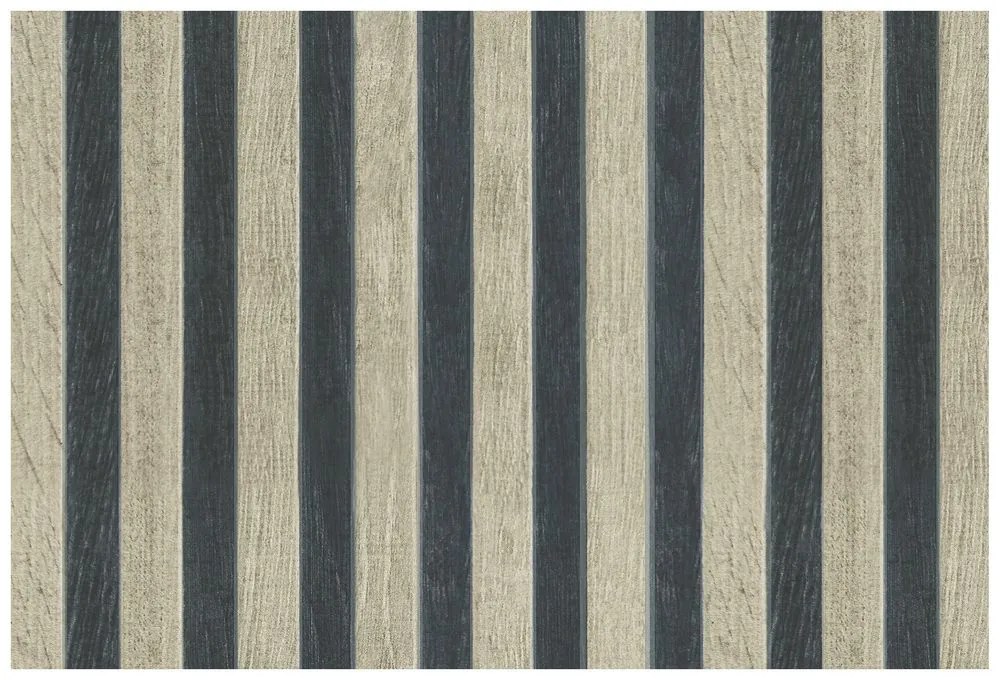 Carta da parati – Imitazione legno con tocco vintage