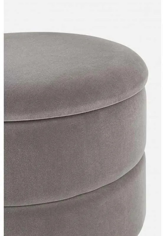 Pouf contenitore PAVLINA grigio scuro