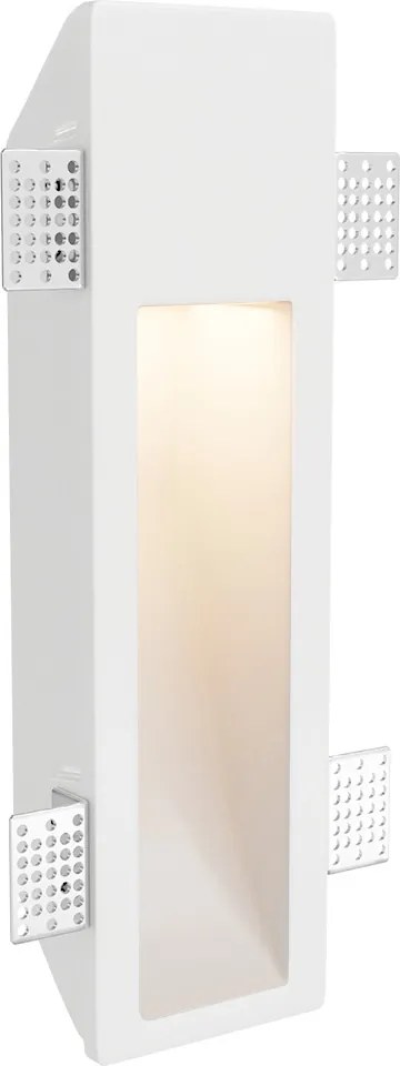 Applique da Incasso Segnapasso GU10 in Gesso Pitturabile SLIM