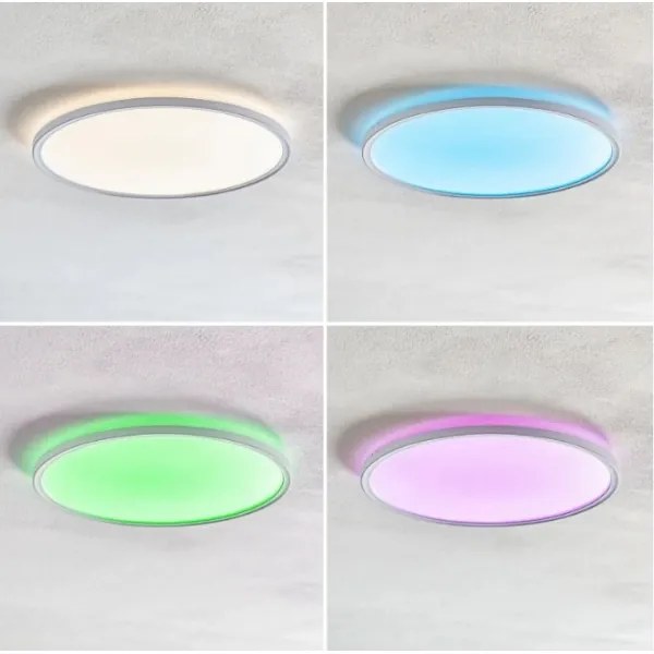 Briloner 7094-416 - Plafoniera LED RGBW dimmerabile SLIM LED/22W/230V + +TC