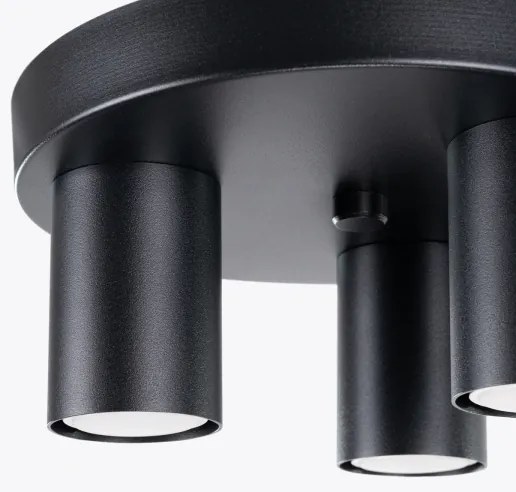 Sollux SL.1466 - Faretto LAGOS 3xGU10/10W/230V nero