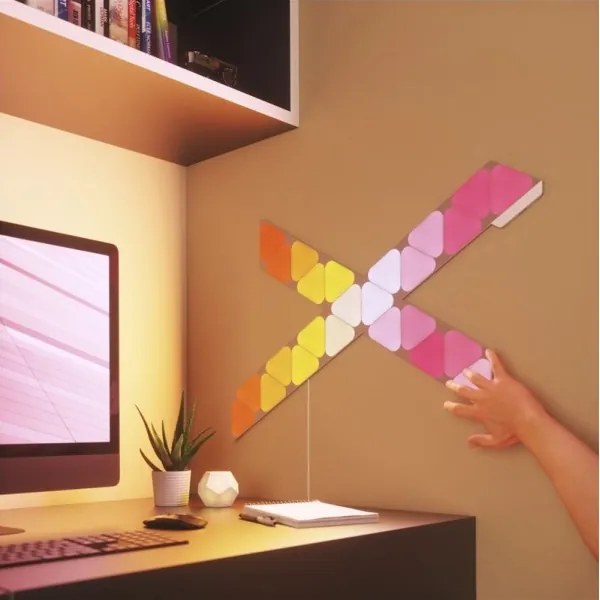 Nanoleaf NL48-1001TW-10PK - PACK 10x LED RGB Pannello dimmerabile TRIANGOLI LED/0,5