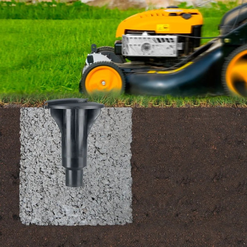 Stendino da giardino argentato 50 m Lift-o-Matic Advance – Brabantia