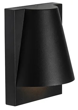 Lampada da parete per esterni di design nero IP44 - FEMKE